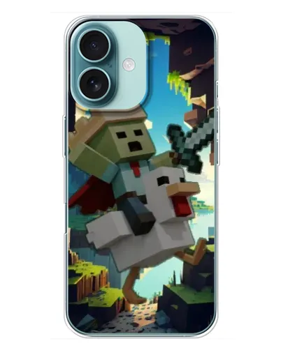 Чехол для iPhone 16 Plus с картинкой «Стив и гусь» Чехол для iPhone 16 Plus с картинкой «Стив и гусь»