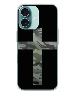 Чохол для iPhone 16 Plus з картинкою «Мілітарі Хрест»