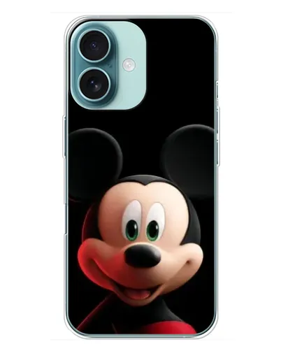 Чехол для iPhone 16 Plus с картинкой «Улыбающийся Микки Маус» Чехол для iPhone 16 Plus с картинкой «Улыбающийся Микки Маус»