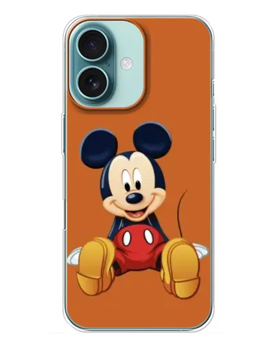 Чехол для iPhone 16 Plus с картинкой «Микки отдыхает» Чехол для iPhone 16 Plus с картинкой «Микки отдыхает»