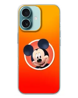 Чехол для iPhone 16 Plus с картинкой «Mickey в круге»