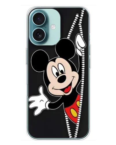 Чехол для iPhone 16 Plus с картинкой «Микки раздвигает стены» Чехол для iPhone 16 Plus с картинкой «Микки раздвигает стены»