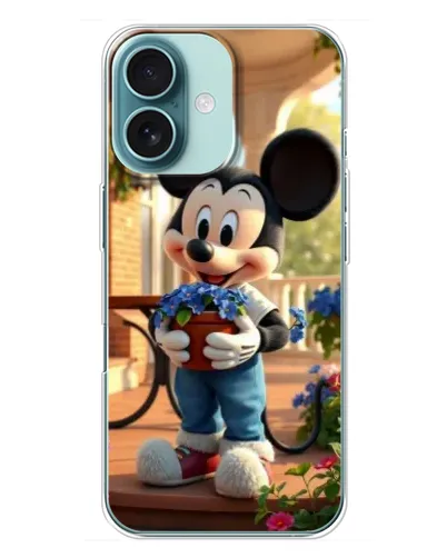 Чехол для iPhone 16 Plus с картинкой «Микки садовод» Чехол для iPhone 16 Plus с картинкой «Микки садовод»