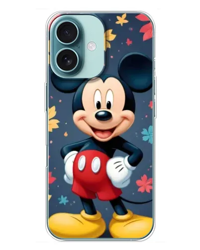 Чехол для iPhone 16 Plus с картинкой «Осенний Mickey Mouse» Чехол для iPhone 16 Plus с картинкой «Осенний Mickey Mouse»