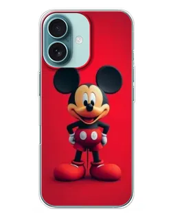 Чехол для iPhone 16 Plus с картинкой «Mickey в полный рост»