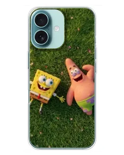 Чохол для iPhone 16 Plus з картинкою «Друзі на галявині»