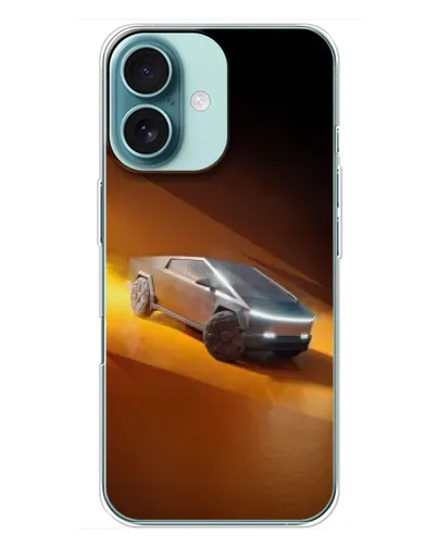 Чехол для iPhone 16 Plus с картинкой «Cybertruck в пустыне» Чехол для iPhone 16 Plus с картинкой «Cybertruck в пустыне»