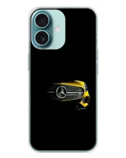 Чохол для iPhone 16 Plus з картинкою «Mercedes — ретро стиль»