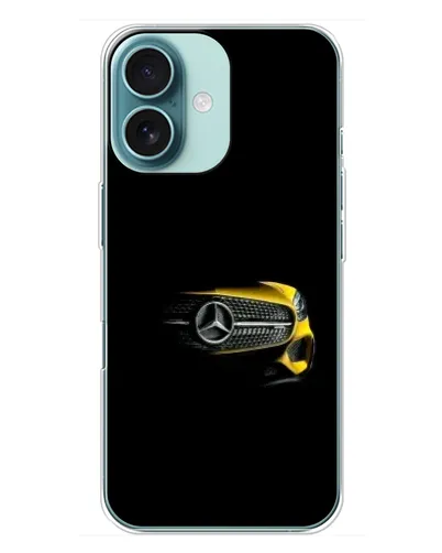 Чохол для iPhone 16 Plus з картинкою «Mercedes — ретро стиль» Чохол для iPhone 16 Plus з картинкою «Mercedes — ретро стиль»