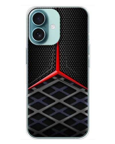 Чохол для iPhone 16 Plus з картинкою «Mercedes Carbon Grid» Чохол для iPhone 16 Plus з картинкою «Mercedes Carbon Grid»