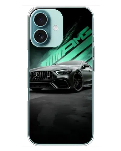Чохол для iPhone 16 Plus з картинкою «Темний Mercedes AMG» Чохол для iPhone 16 Plus з картинкою «Темний Mercedes AMG»