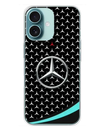 Чохол для iPhone 16 Plus з картинкою «Mercedes — бірюзовий акцент» Чохол для iPhone 16 Plus з картинкою «Mercedes — бірюзовий акцент»