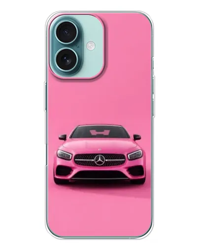 Чохол для iPhone 16 Plus з картинкою «Рожевий Mercedes AMG» Чохол для iPhone 16 Plus з картинкою «Рожевий Mercedes AMG»
