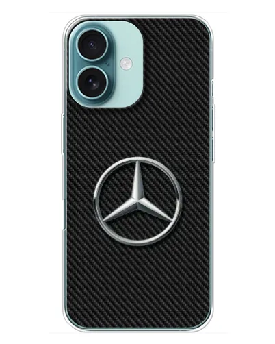 Чохол для iPhone 16 Plus з картинкою «Карбоновий Mercedes стиль» Чохол для iPhone 16 Plus з картинкою «Карбоновий Mercedes стиль»