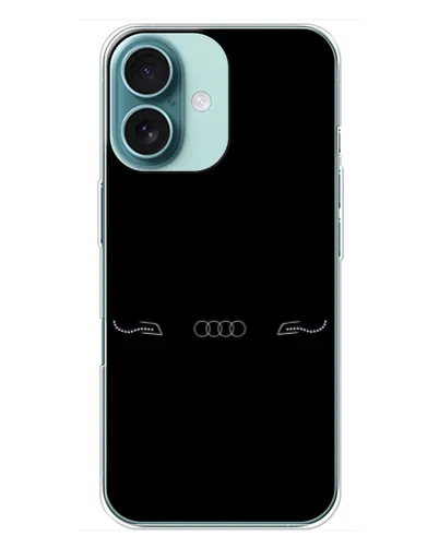 Чехол для iPhone 16 Plus с картинкой «Audi — световой подпись» Чехол для iPhone 16 Plus с картинкой «Audi — световой подпись»