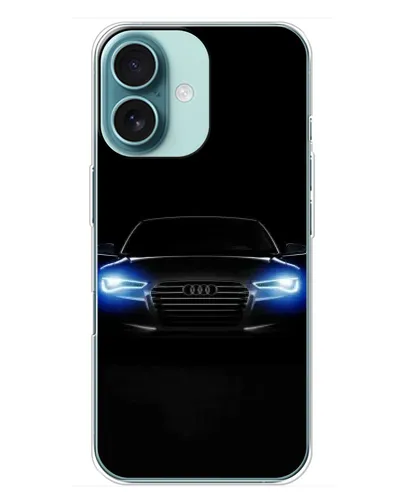Чехол для iPhone 16 Plus с картинкой «Audi в неоне» Чехол для iPhone 16 Plus с картинкой «Audi в неоне»