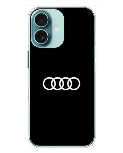 Чехол для iPhone 16 Plus с картинкой «Audi White Logo» Чехол для iPhone 16 Plus с картинкой «Audi White Logo»
