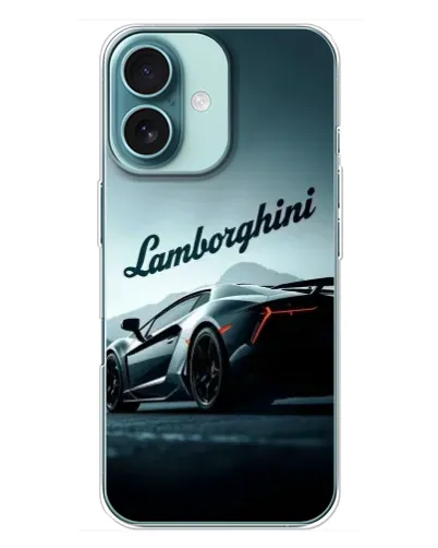 Чехол для iPhone 16 Plus с картинкой «Классическая надпись Lamborghini» Чехол для iPhone 16 Plus с картинкой «Классическая надпись Lamborghini»