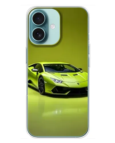 Чехол для iPhone 16 Plus с картинкой «Салатовый Lamborghini Huracan» Чехол для iPhone 16 Plus с картинкой «Салатовый Lamborghini Huracan»