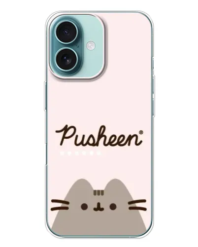 Чехол для iPhone 16 Plus с картинкой «Pusheen логотип» Чехол для iPhone 16 Plus с картинкой «Pusheen логотип»