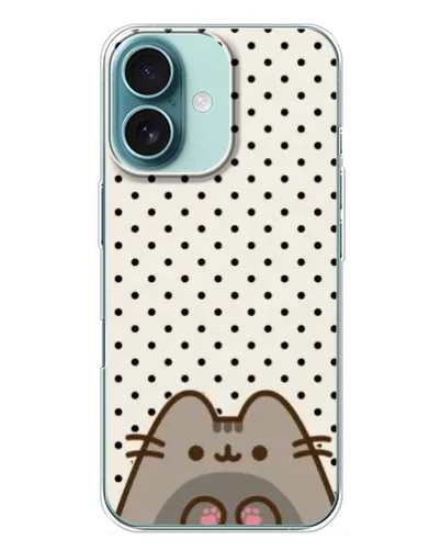 Чохол для iPhone 16 Plus з картинкою «Пушин у цяточку»