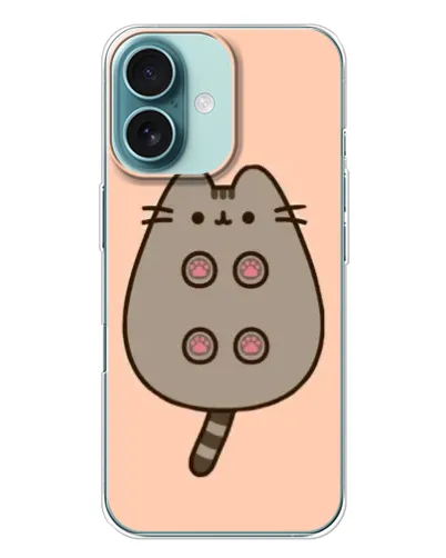 Чехол для iPhone 16 Plus с картинкой «Пушин пузиком кверху» Чехол для iPhone 16 Plus с картинкой «Пушин пузиком кверху»