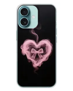 Чохол для iPhone 16 Plus з картинкою «Димчасте серце»