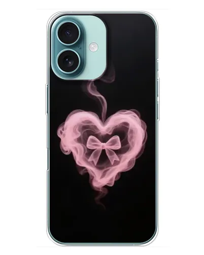 Чехол для iPhone 16 Plus с картинкой «Дымчатое сердце» Чехол для iPhone 16 Plus с картинкой «Дымчатое сердце»