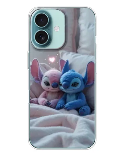 Чохол для iPhone 16 Plus з картинкою «Плюшеві Стіч Ангел» Чохол для iPhone 16 Plus з картинкою «Плюшеві Стіч Ангел»