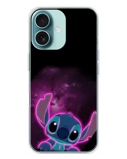 Чохол для iPhone 16 Plus з картинкою «Неоновий Stitch»