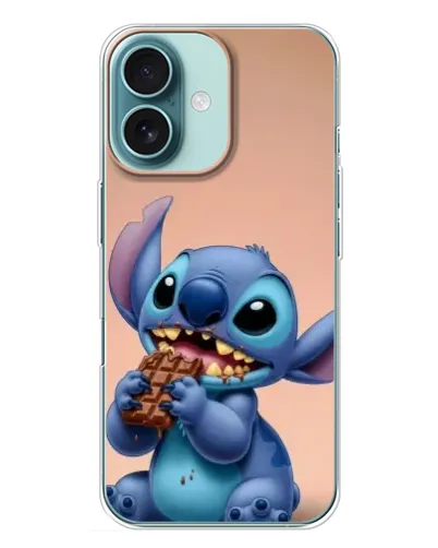 Чохол для iPhone 16 Plus з картинкою «Стіч їсть шоколад» Чохол для iPhone 16 Plus з картинкою «Стіч їсть шоколад»