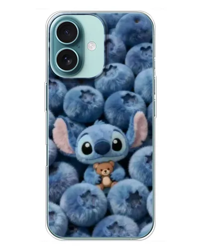 Чохол для iPhone 16 Plus з картинкою «Стіч та лохина» Чохол для iPhone 16 Plus з картинкою «Стіч та лохина»
