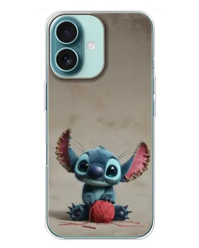Чохол для iPhone 16 Plus з картинкою «Стіч на чоричневому фоні» Чохол для iPhone 16 Plus з картинкою «Стіч на чоричневому фоні»