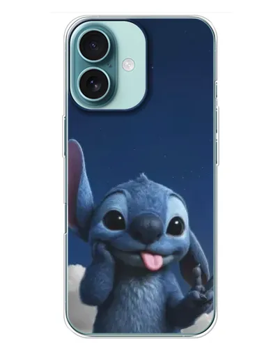 Чохол для iPhone 16 Plus з картинкою «Стіч у хмарах» Чохол для iPhone 16 Plus з картинкою «Стіч у хмарах»