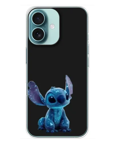 Чохол для iPhone 16 Plus з картинкою «Стіч на чорному» Чохол для iPhone 16 Plus з картинкою «Стіч на чорному»