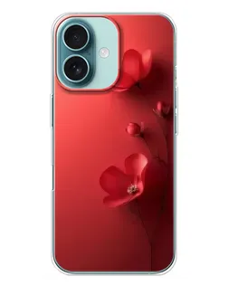 Чохол для iPhone 16 Plus з картинкою «Макові суцвіття»
