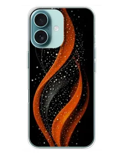 Чохол для iPhone 16 Plus з картинкою «Вогняна зоряна хвиля»