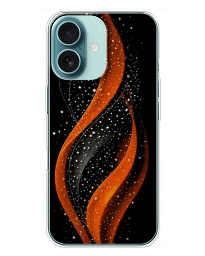Чехол для iPhone 16 Plus с картинкой «Огненная звездная волна» Чехол для iPhone 16 Plus с картинкой «Огненная звездная волна»