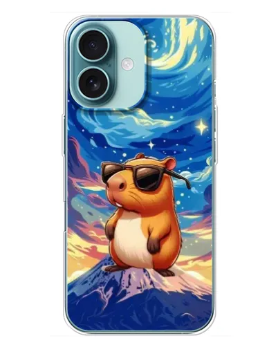 Чехол для iPhone 16 Plus с картинкой «Капибара Ван Гога» Чехол для iPhone 16 Plus с картинкой «Капибара Ван Гога»