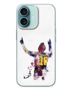Чохол для iPhone 16 Plus з картинкою «Messi Barca»