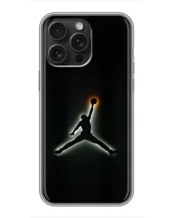 Чохол для iPhone 16 Pro Max з картинкою «Jordan Gradient Logo» Чохол для iPhone 16 Pro Max з картинкою «Jordan Gradient Logo»