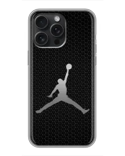Чохол для iPhone 16 Pro Max з картинкою «Jordan Dark Carbon»