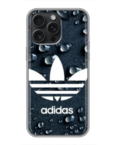Чохол для iPhone 16 Pro Max з картинкою «Adidas Trefoil Blue» Чохол для iPhone 16 Pro Max з картинкою «Adidas Trefoil Blue»