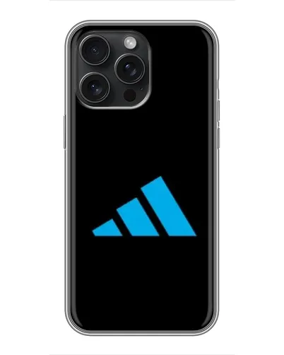 Чохол для iPhone 16 Pro Max з картинкою «Adidas Cyan Logo» Чохол для iPhone 16 Pro Max з картинкою «Adidas Cyan Logo»