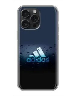 Чохол для iPhone 16 Pro Max з картинкою «Adidas Water Drops»