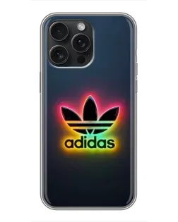 Чохол для iPhone 16 Pro Max з картинкою «Неоновий Adidas»