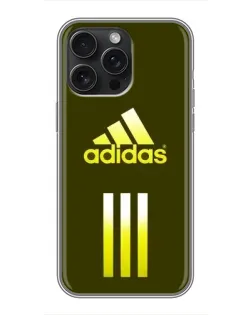 Чохол для iPhone 16 Pro Max з картинкою «Оливковий градієнт Adidas»