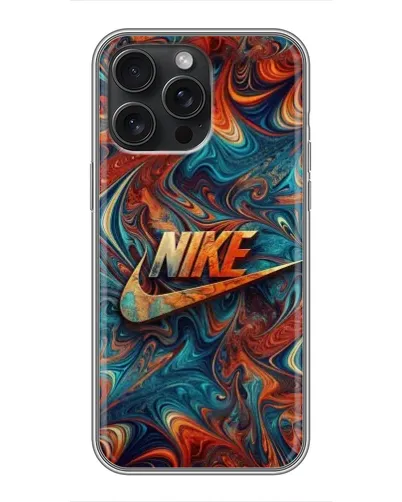 Чохол для iPhone 16 Pro Max з картинкою «Nike в абстракції» Чохол для iPhone 16 Pro Max з картинкою «Nike в абстракції»