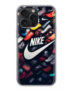 Чохол для iPhone 16 Pro Max з картинкою «Колекція кросівок Nike»