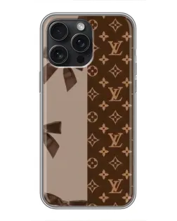 Чохол для iPhone 16 Pro Max з картинкою «Louis Vuitton — банти»